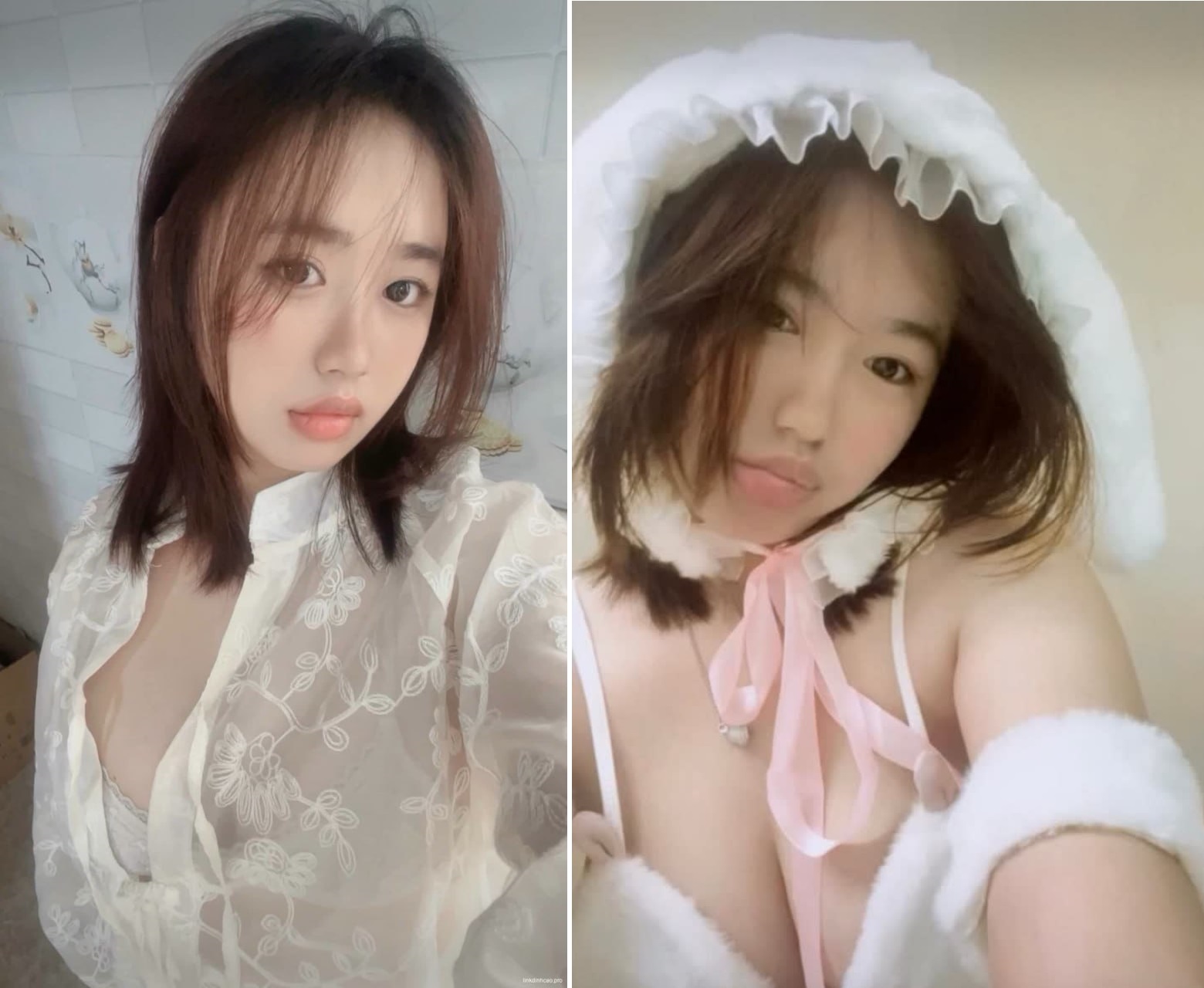 Cliphot Nguyễn Bảo Quyên cặp bưởi to